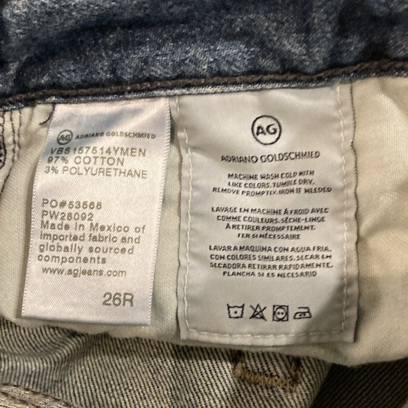 AG ex-boyfriend slouchy slim jeans size 26 - Picture 5 of 9